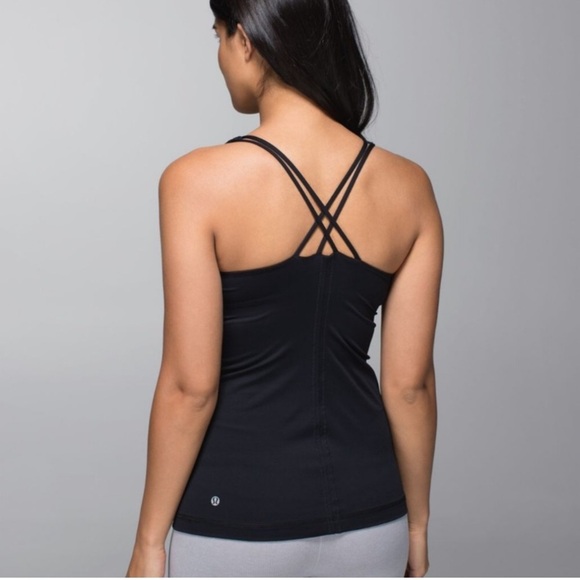 Tops - Lululemon  free to be Strappy Tank Top dark purple